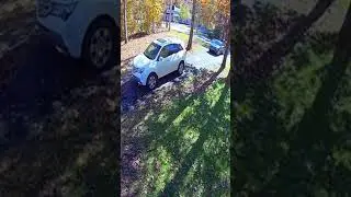 Driver Crashes Into Another Car While Reversing - 1417104