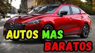 LOS 10 AUTOS MAS BARATOS DE MEXICO 2024/2025