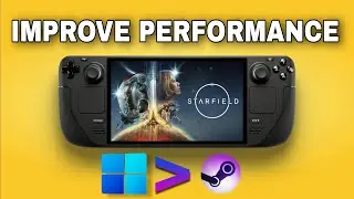 Starfield Steam Deck WINDOWS Performance | Two Tricks!
