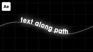 After Effects 2 METHOD Text Along Path | Easy Text Follow Path Animation | Text Animation Tutorial