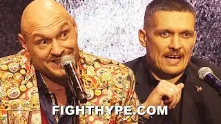 HEATED! Tyson Fury vs. Oleksandr Usyk • PRESS CONFERENCE TRASH TALK HIGHLIGHTS & OFFICIAL FACE OFF