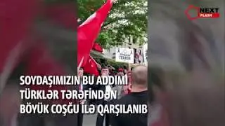 Azərbaycanlıdan Vaşinqtonda qondarma “soyqırımı” aksiyasına möhtəşəm etiraz
