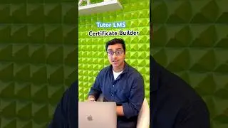 Get to know Tutor LMS Certificate Builder! #tutorlms #lms #wordpress #shorts #elearning