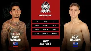Eternal MMA 56: Cody Haddon vs Mark Familari | February 13, 2021