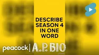 Describe A.P. Bio Season 4 in One Word | A.P. Bio #shorts