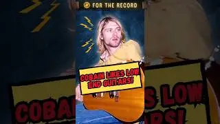 Why Cobain LOVED His Mustang Fender!?! 🤩 #kurtcobain
