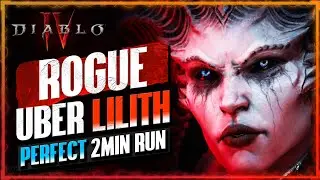 2 MIN & ZERO MECHANICS Uber Lilith Rogue Kill | Best Twisted Blade DPS Build | Diablo 4
