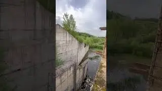 Заброшенный гидроузел в Подольске #заброс #заброшенныйгидроузел #подольск #заброшкироссии