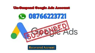 How To Recover Suspended Google Ads Account | Best And Easy Way To Fix Your Ads Account | Activate