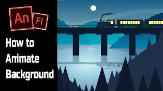How to Animate Background in Animate cc | Adobe Animate Tutorial | Vector Background Animation