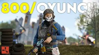 12000 SAATLİ SOLO OYUNCU 800 KİŞİLİK SUNUCUDA EN FAZLA NE YAPABİLİR ? - Rust Türkçe