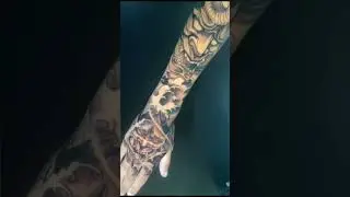 Tatuagem oriental feita pelo tatuador Anderson[Fine Art] #tattoo #artist #dragão #oriental #tatuagem