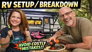 RV Setup & Breakdown for Newbies with 👍 List