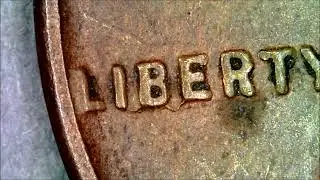 1955-S Die Chip on B & E LINCOLN CENT