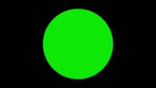 Round Opeen Green Screen
