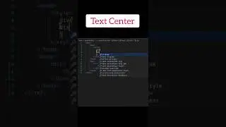 how to align text to center in css.. #html #css #frontend #webdevelopment
