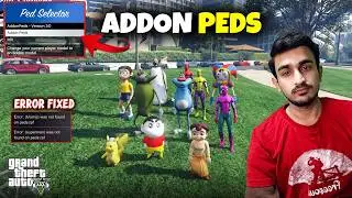 How to Install Peds in GTA 5 | Install Addon Ped Selector in GTA 5 | Spiderman in GTA 5 | GTA 5 Mods