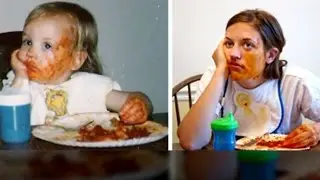 25 Súper Torpe familiares Fotos Antes y ahora 1