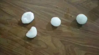 سبحان الله برد بحجم كبيرفي عاصفة رعدية.wmv