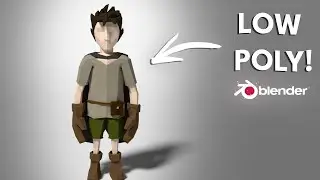 How to Make a Low Poly Character in Blender in 1 Minute!