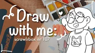 HOW is this so cheap?! 🤩 Unbox and draw with me Scrawlrbox 107