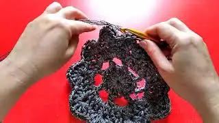 Подробно показываю как связать коврик крючком 💯