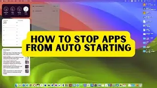 How to Stop Apps from Auto Starting on MacOS