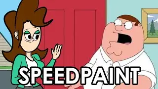 Peter Griffin at the Door | Speedpaint