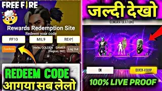 Free Fire Redeem Code Today / FF 10 million Redeem Code / FF  Redeem Code today / Redeem Code