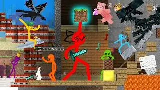 I voiced over Animation vs. Minecraft Shorts Season 1 - All Episodes (1-14)