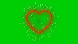 Heartburst! Green screen video! No copyright!