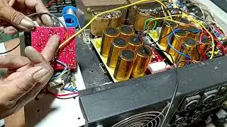Pemasangan kabel input ke kit power supaya tidak dengung.