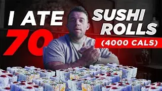 BODYBUILDER VS FOOD: SUSHI ALL YOU CAN EAT CHALLENGE