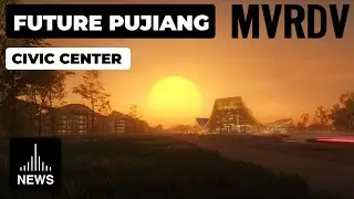Future Pujiang Peaks- Civic Center by MVRDV