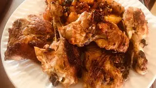 Chuletas de piernas de pollo Azadas