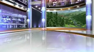 Awesome Virtual Studio Set, Talkshow tv Studio Background, 