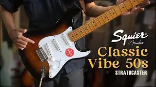 Squier Classic Vibe 50s Stratocaster - Review & Demo Indonesia