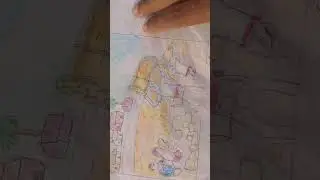 আমার নিজের হাতে আর্ট করা ছোট বেলার কিছু ছবি | Children drawing book