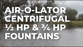 Air-O-Lator Centrifugal ½ hp & ¾ hp Fountains—Non-Aerating / Ornamental