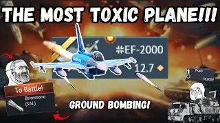 I DESTROYING the ENTIRE game with Eurofighter!🔥💀(ground battles!) | The MOST OP Plane Against Tanks!
