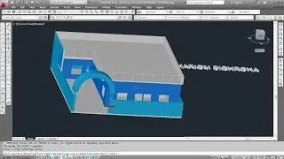 AutoCAD 3D house Modeling Tutorial