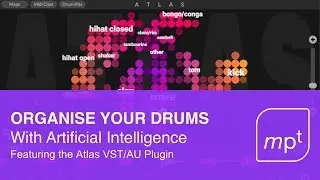 Organise Your Drum Samples with Artificial Intelligence using Atlas from Algonaut