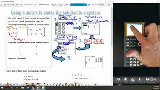 Check Solutions of Systems with Matrices (part 2)
