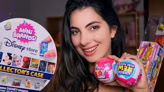 ASMR Opening Mini Brands | Tapping, Whispering - Sweet Carol