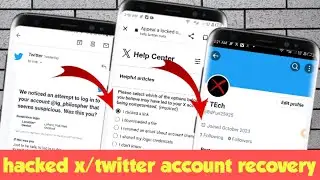 How to recover hacked twitter account || Recover x account