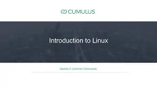 Intro to Linux Section 2: Common Commands