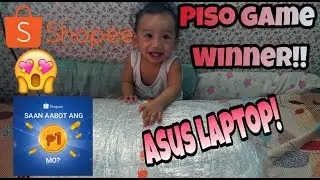 SHOPEE PISO GAME WINNER!!!! | Nanalo ako ng Asus laptop sa shopee
