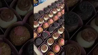 Produção de docinhos pra um chá de bebê muito especial 💙 #confeitaria #produção #brigadeiro #rotina