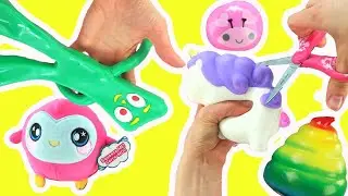 Découper des balles anti-stress Satisfaisant !! 💦  ASMR