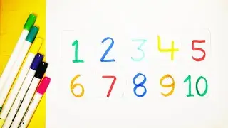 123 Number counting | 1234 Number Names | 1 To 10 Numbers | 123 learning for kids Counting